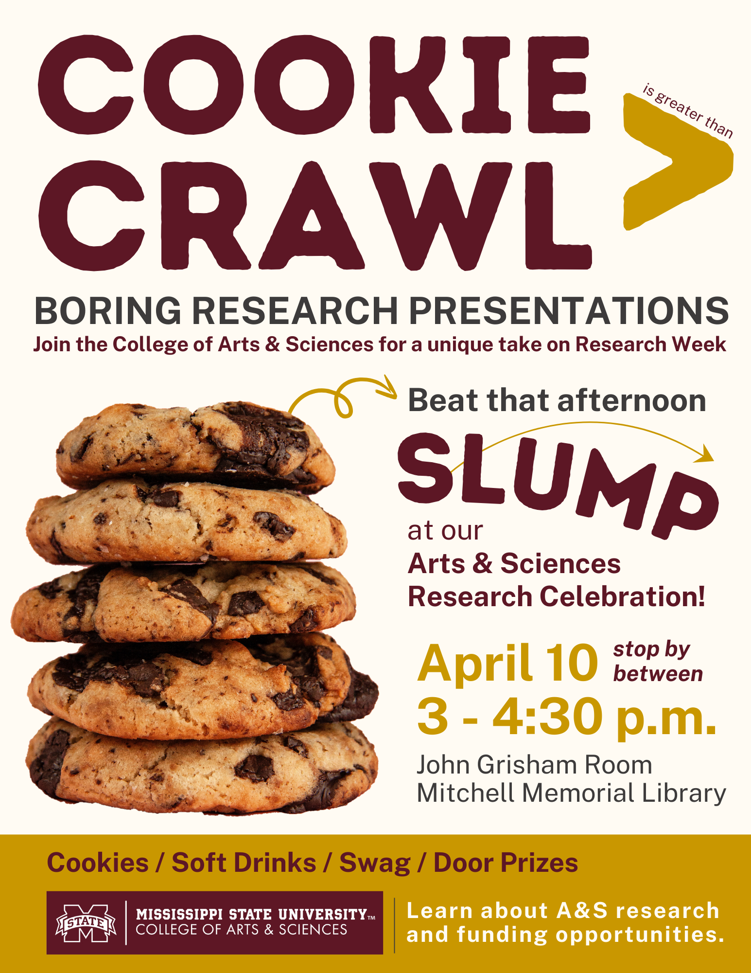 College of Arts & Sciences 2025 Cookie Crawl flyer