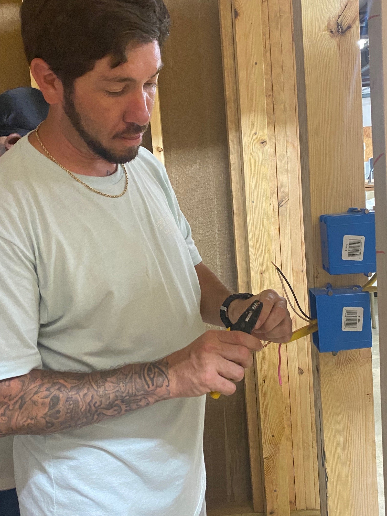 Man wiring